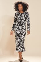 Damen Nachthemd 120 cm Nightdress Essenza Titia Allora Langarm Viskose Stretch
