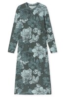 Damen Nachthemd 120 cm langer Arm Hauskleid Schiesser...