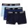 Herren Unterhose Trunk 3er Pack Lacoste Kroko Logo Stretch Baumwolle Ultra Dry
