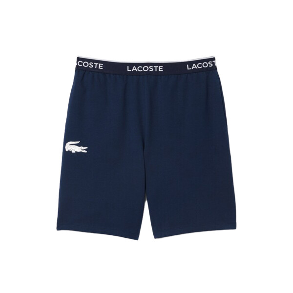 Short Webbund Logoschriftzug Jersey Hose kurz Lacoste Krokodil Print Loungewear