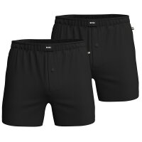 2P Jersey Boxer stoffbezogener Bund Eingriff mit Knopf...