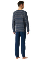 Herren Schlafanzug lang atmungsaktiv weich langlebig Schiesser Long Life Soft