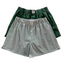 Woven Boxer 2er Pack Herren Boxershorts Unterhosen...