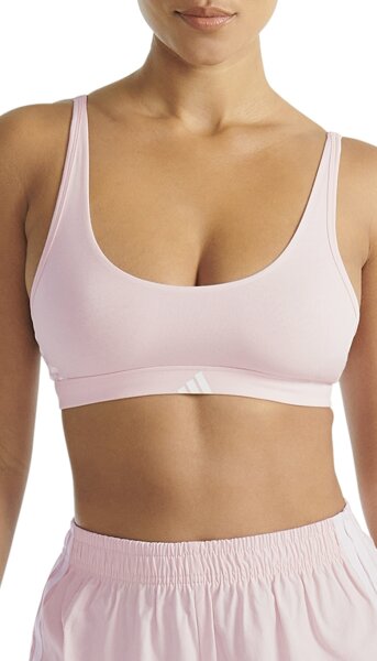 Damen Bralette Bustier mit BH-Verschluss adidas Sport Active Stretch Baumwolle