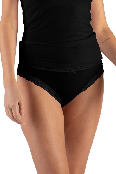 Damen Slips 4+1 Special Pack Nina von C. Cosy Jazzpant Modal Jersey Spitze