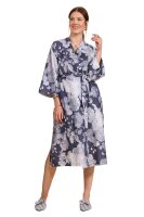 Damen Kimono Essenza Ilona Eunice Hausmantel Morgenmantel 125 cm Baumwolle Satin