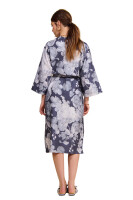 Damen Kimono Essenza Ilona Eunice Hausmantel Morgenmantel 125 cm Baumwolle Satin