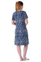 Damen Kleid Strandkleid 100 cm V-Ausschnitt Viskose...