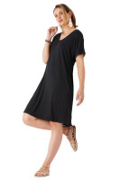 Damen Tunika 95 cm Sommerkleid Viskose Jersey Hajo La vie en rose