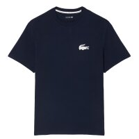 Lacoste Herren T-Shirt CROC Print Kurzarm Rundhals Baumwolle