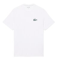 Lacoste Herren T-Shirt CROC Print Kurzarm Rundhals Baumwolle
