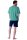 Hajo Herren Schlafanzug kurz Klima Light Jacquard V-Ausschnitt Logo-Stickerei