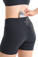 Lisca Free Move Sport Leggings kurz breiter Bund mit Tasche Sporthose