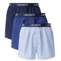 Lacoste Woven Boxer 3 Pack Herren Boxershorts gewebte...