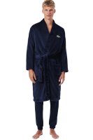 Lacoste Herren Morgenmantel Hausmantel Robe Croc Logo Stickerei