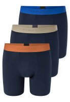 Schiesser 95/5 Long-Shorts 3er Pack Stretch Baumwolle Herren Unterhosen