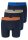 Schiesser 95/5 Long-Shorts 3er Pack Stretch Baumwolle Herren Unterhosen