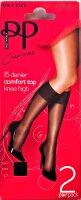 Pretty Polly Curves Feinkniestr&uuml;mpfe 2er Pack...
