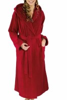 WEWO Bademantel mit Kapuze Baumwolle Walkfrottier Frottee Damen Herren