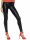 Legging Black Russian Leder Optik schmale Leggings
