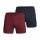 2P Jersey Boxer stoffbezogener Bund Eingriff mit Knopf...